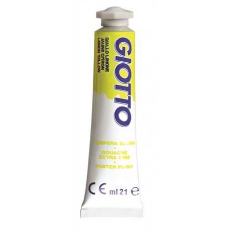 TEMPERA GIOTTO TUBO 21ML GIALLO LIMONE