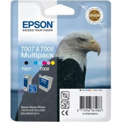 CARTUCCIA EPSON T007 T008 MULTIPACK