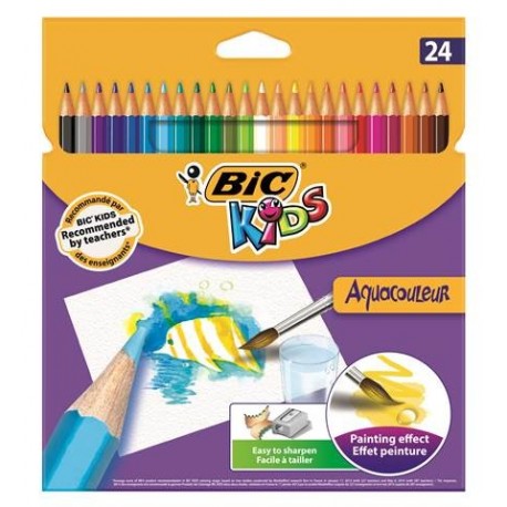 PASTELLI BIC KIDS ACQUACOLOUR 24PZ