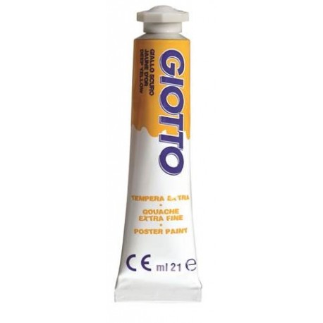 TEMPERA GIOTTO TUBO 21ML GIALLO SCURO 04