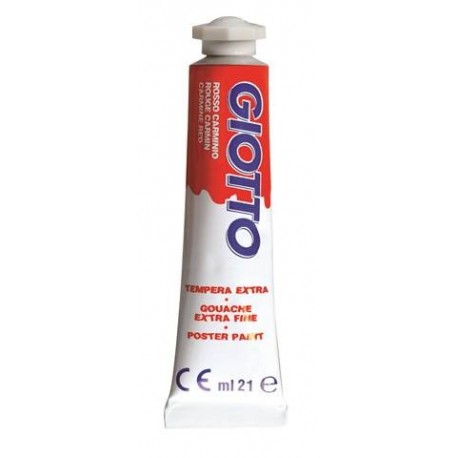 TEMPERA GIOTTO TUBO 21ML ROSSO CARMINIO