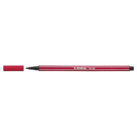 PENNARELLO STABILO PEN68 ROSSO SCURO -