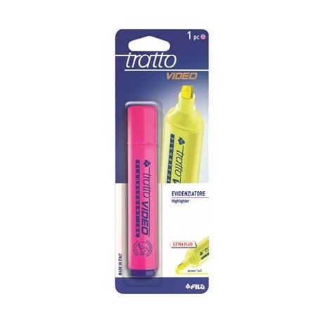 TRATTO VIDEO ROSA BLISTER 1PZ - 042607