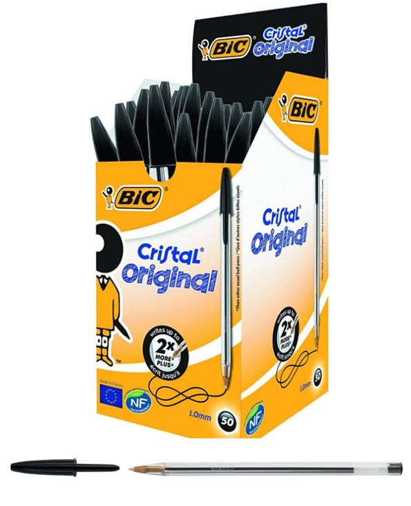 BIC Cristal Shine Penne a Sfera Punta Media, (1.…