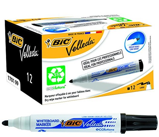 PENNARELLO PER LAVAGNA BIC P.TONDA 1.5MM BLU WHITEBOARD VELLEDA