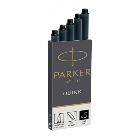 CARTUCCE PARKER QUINK 5PZ NERO - 1950382