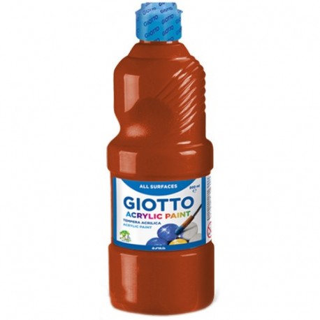 TEMPERA GIOTTO ACRILICA 500ML MARRONE