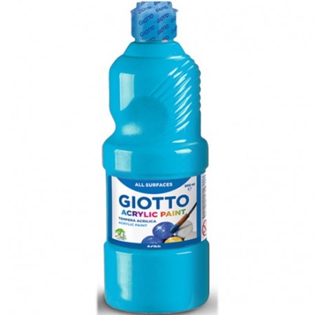 TEMPERA GIOTTO ACRILICA 500ML CYAN