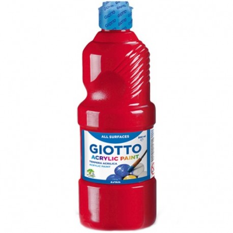 TEMPERA GIOTTO ACRILICA 500ML ROSSO -