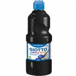 TEMPERA GIOTTO ACRILICA 500ML NERO