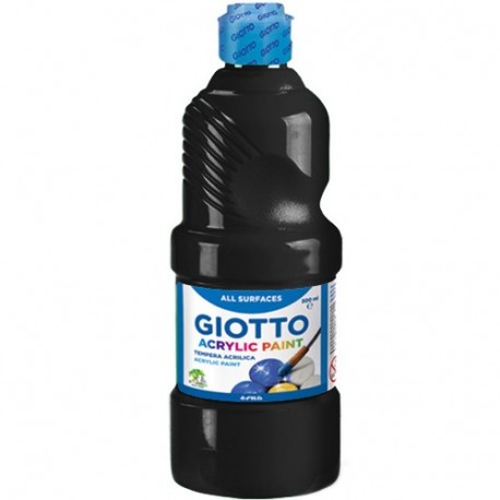 TEMPERA GIOTTO ACRILICA 500ML NERO