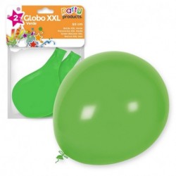 PALLONCINI XXL 2PZ VERDE 50CM - 68086