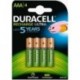 BATTERIE DURACELL RICARICABILI NIMH AAA