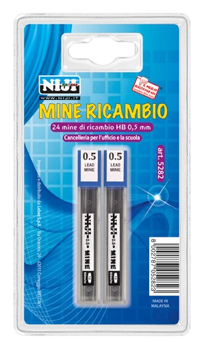 TUBETTI MINE 0.5 BLISTER 2PZ- 5282, MINE BLISTER, Vendita online, Ingrosso