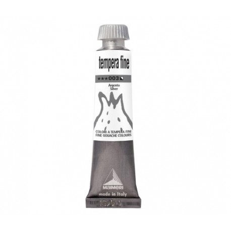 TEMPERA MAIMERI 20ML ARGENTO