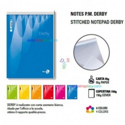 BLOCCO NOTES BM A5 15X21 5MM 70F.DERBY -