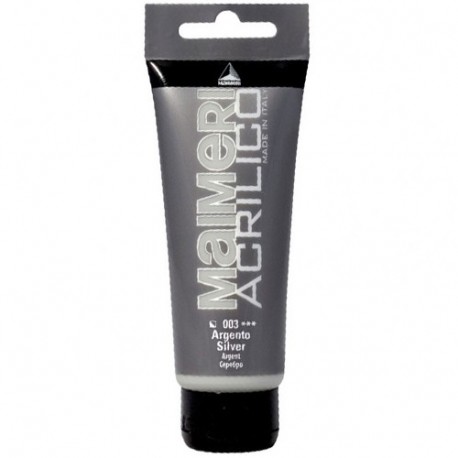 TEMPERA ACRILICA MAIMERI 75ML ARGENTO