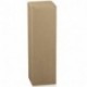 SCATOLA 1 BOTTIGLIA 100X100X340MM AVANA