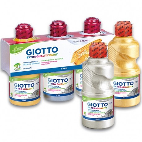 TEMPERA GIOTTO PRONTA 3X250ML METAL