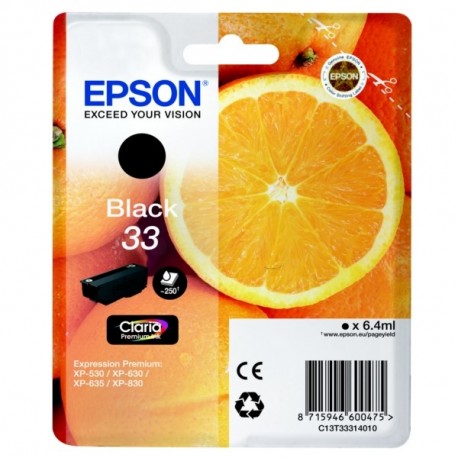 CARTUCCIA EPSON 33 NERO T33314