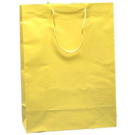 SHOPPER T/U 27X37+12CM CREMA M/CORDA