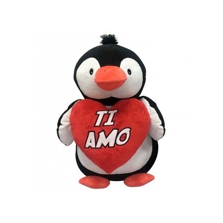 Z/E PINGUINO CON CUORE 30CM - 076492, SAN VALENTINO, Vendita online, Ingrosso