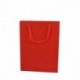 SHOPPER RIGATA LUCIDA ROSSO 25X20X8