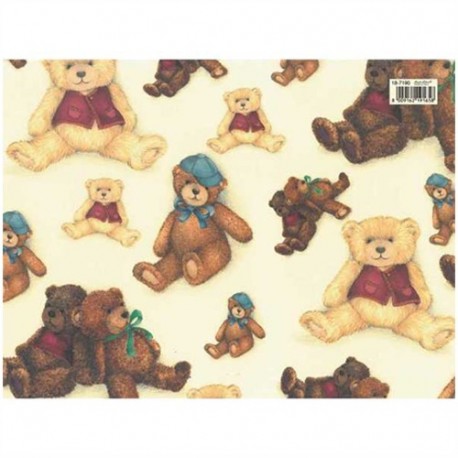 FOGLIO CARTA REGALO 70X100 TEDDY