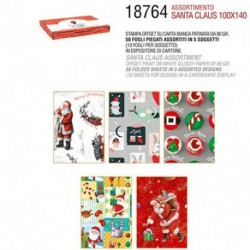 CARTA REGALO 50FF 100X140 5X10 NATALE -