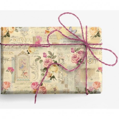 CARTA REGALO PIEGATA ROSES & MUSICAL