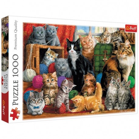 TRF PUZZLE 1000PZ GATTINI IN GRUPPO  -