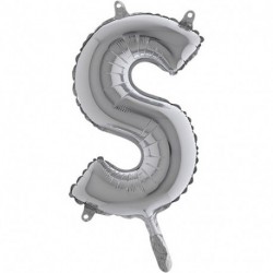 PALLONCINI MYLAR LETTERA "S" 36CM