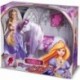 BAMBOLA RAPUNZEL 30CM CON CAVALLO -