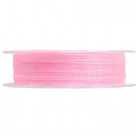 NASTRO ORGANZA BEAUTY 7MMX50MT ROSA 21