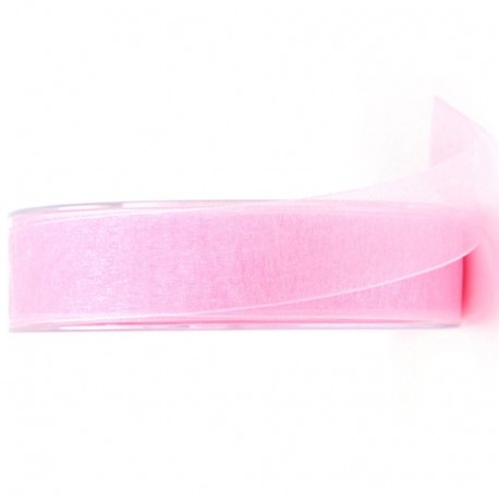 NASTRO ORGANZA BEAUTY 25MMX50MT ROSA 21