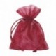 BUSTA ORGANZA 9X12 CM BORDEAUX - 762 24