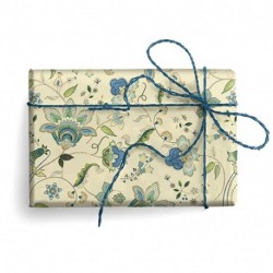 CARTA REGALO PIEGATA ORO FLOWERY