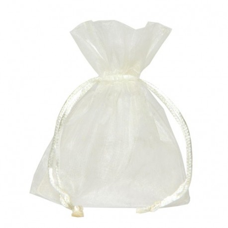 BUSTA ORGANZA 7,5X10 CM CREMA - 761 02