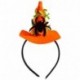 MINI CAPPELLO STREGA ARANCIONE H.CM.9,5