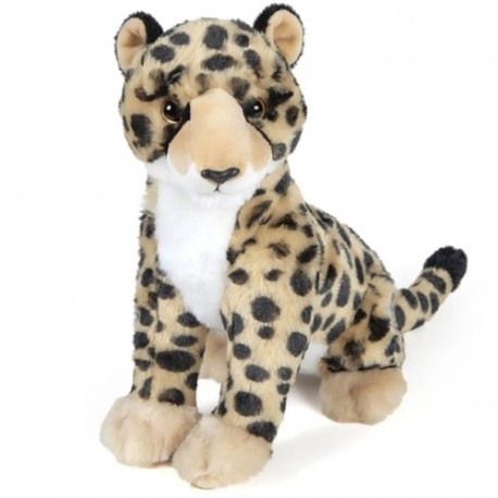 PELUCHE GHEPARDO SEDUTO H28CM ECO-FRIEND