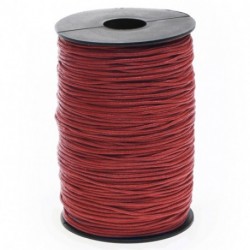 NASTRO COTTON WAX CORD 200MX1,5MM BORDEA