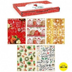 CARTA REGALO 50FF 100X140 5X10 NATALE -