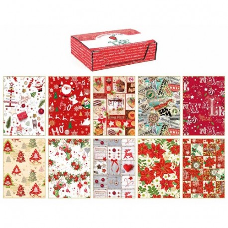 CARTA REGALO 100FF 70X100  NATALE FANTAS