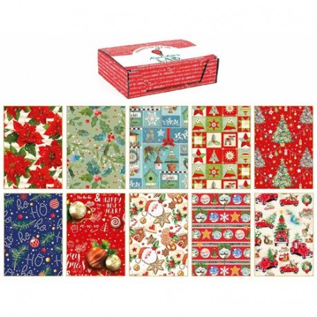 CARTA REGALO 100FF 70X100  NATALE FANTAS