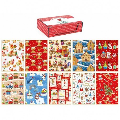 CARTA REGALO 100FF 70X100  NATALE KIDS