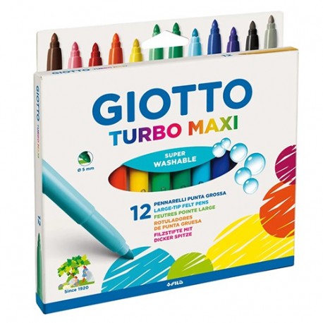 PENNARELLI GIOTTO TURBO MAXI 12PZ BLISTE