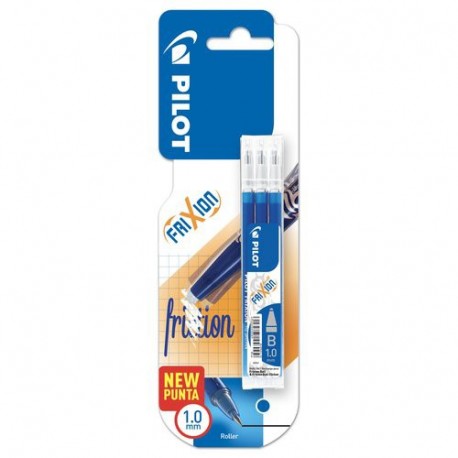 REFILL FRIXION BLU PILOT 1.0 BL.3PZ