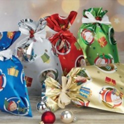 BUSTA REGALO PERLATA 50X70 ELVES