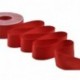 NASTRO DOPPIO RASO 40MMX25MT ROSSO -