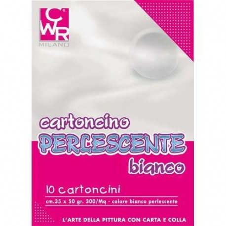 CARTONCINO PERLESCENTE 50X70CM 10PZ ORO